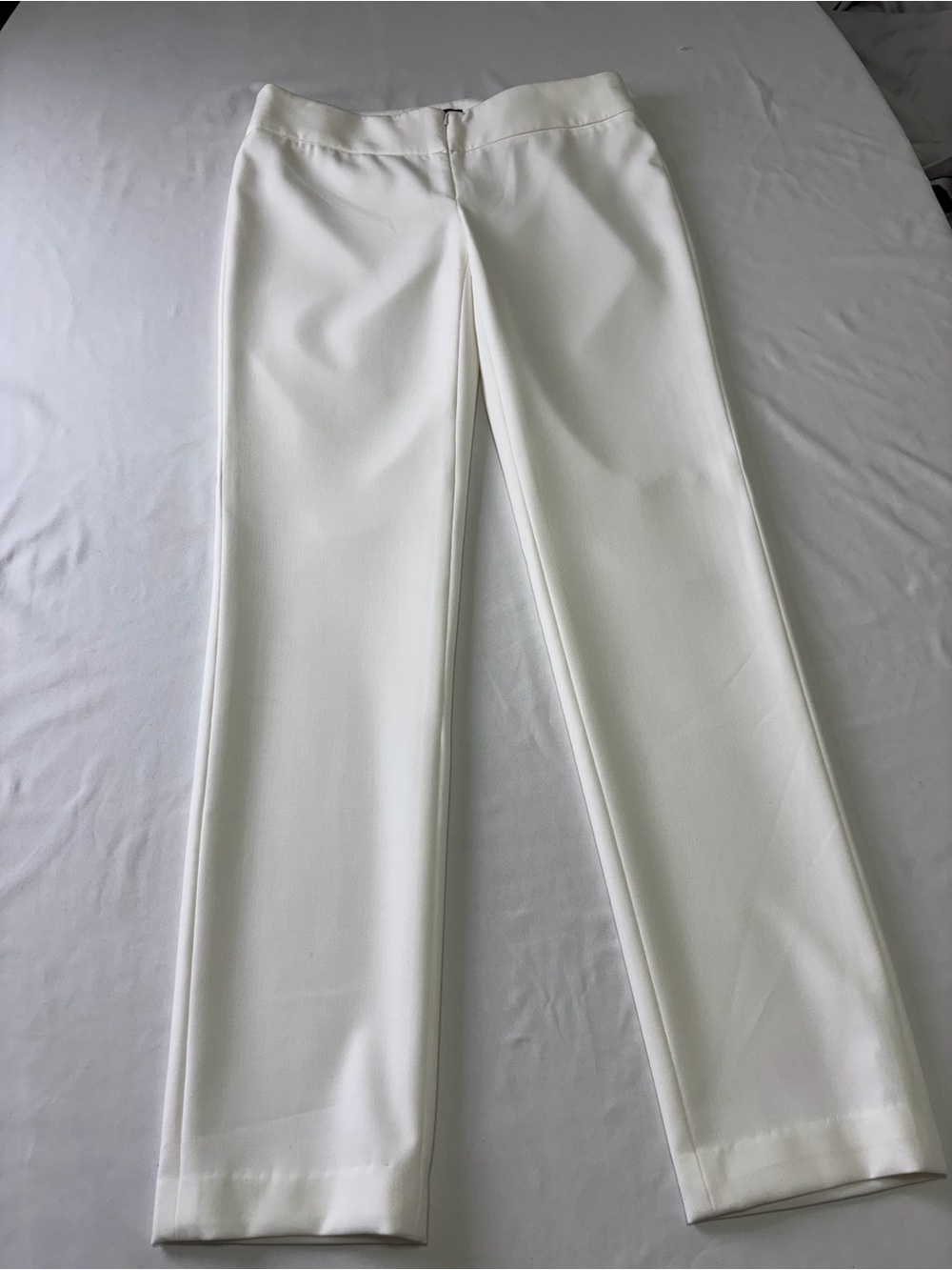Worth New York Cream High-Waist Dress Pants